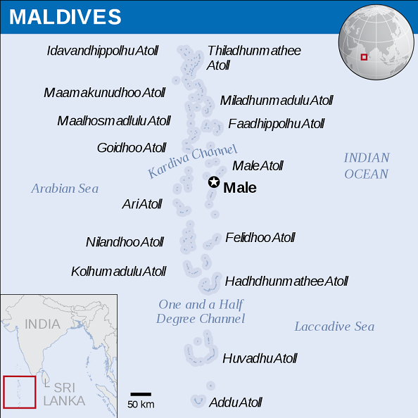 몰디브의 섬들 /위키피디아