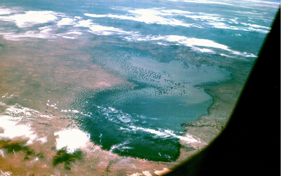1978년 아폴로 7호에서 찍은 차드호 사진. /위키피디아
