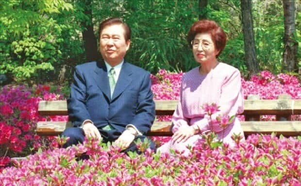 고 김대중 전 대통령과 고 이휘호 여사 /박지원 의원 페이스북 사진