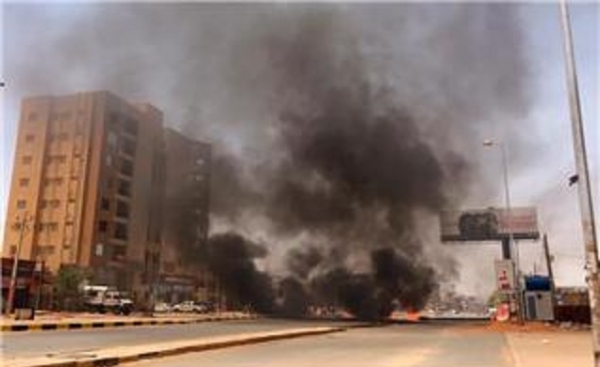 수단 시위대의 바리케이트 설치 전경 /코트라 카르툼 무역관