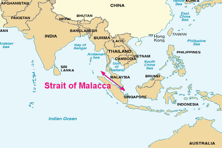 말라카 해협 /위키피디아