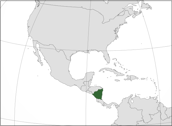 니카라과 위치 /위키피디아