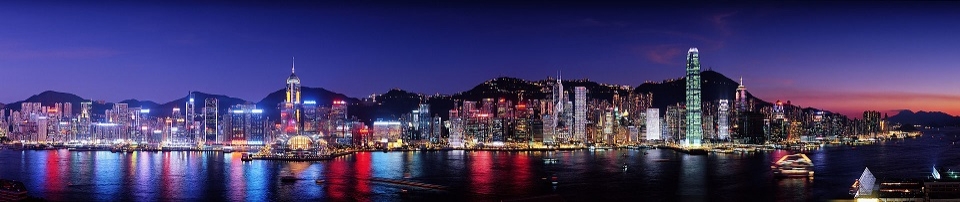 홍콩 야경 /위키피디아