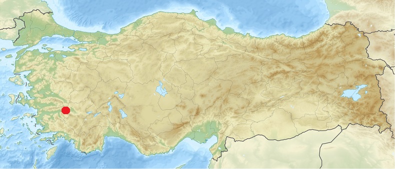 파묵칼레와 히에라폴리스의 위치 /위키피디아