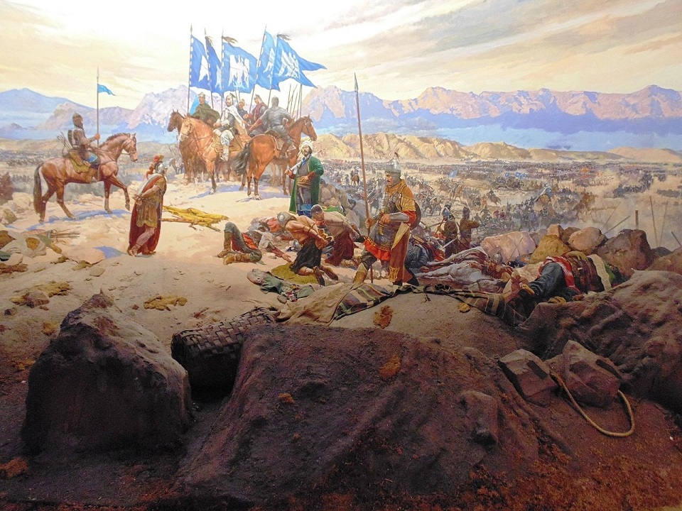 만지케르트 전투도(이스탄불 군사박물관) /위키피디아