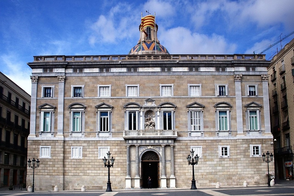 카탈루냐 독립의 상징 헤네랄리타트 궁 /위키피디아