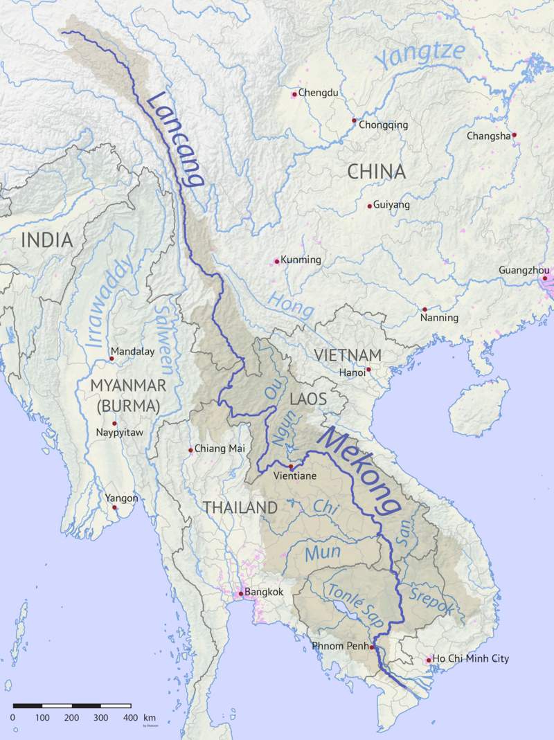 메콩 강 유역 /위키피디아