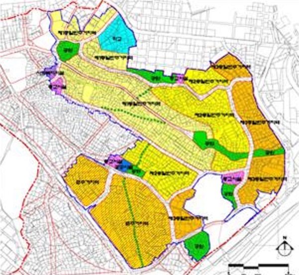 한남3 재개발사업 토지이용계획도 /자료: 서울시