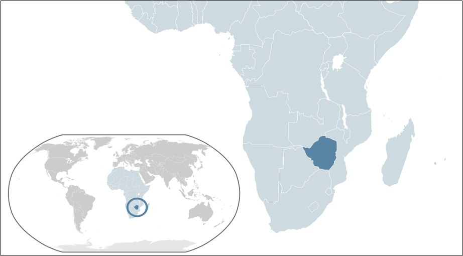 로디지아(지금의 짐바브웨) /위키피디아