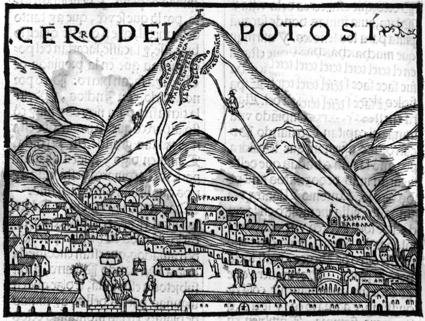 1553년 포토시 그림 /위키피디아