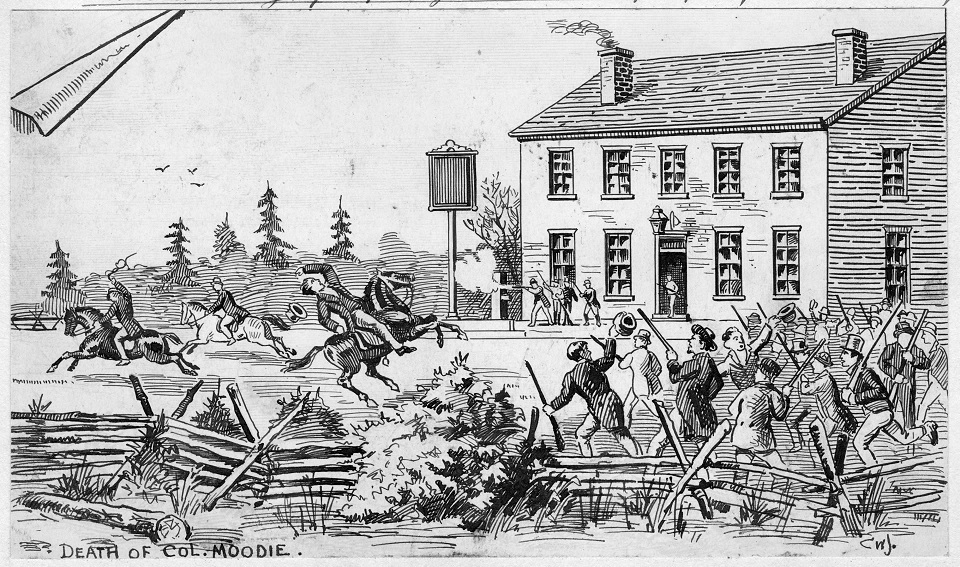 1837년 어퍼 캐나다 반란군의 거점인 몽고메리 선술집 전투 /위키피디아
