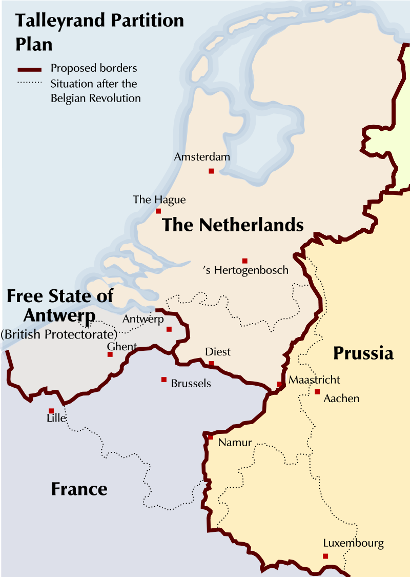 프랑스의 벨기에 분할안 /위키피디아