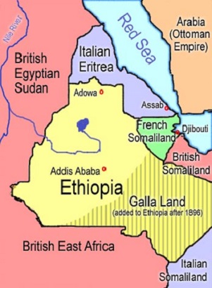 1908년 에티오피아 /위키피디아