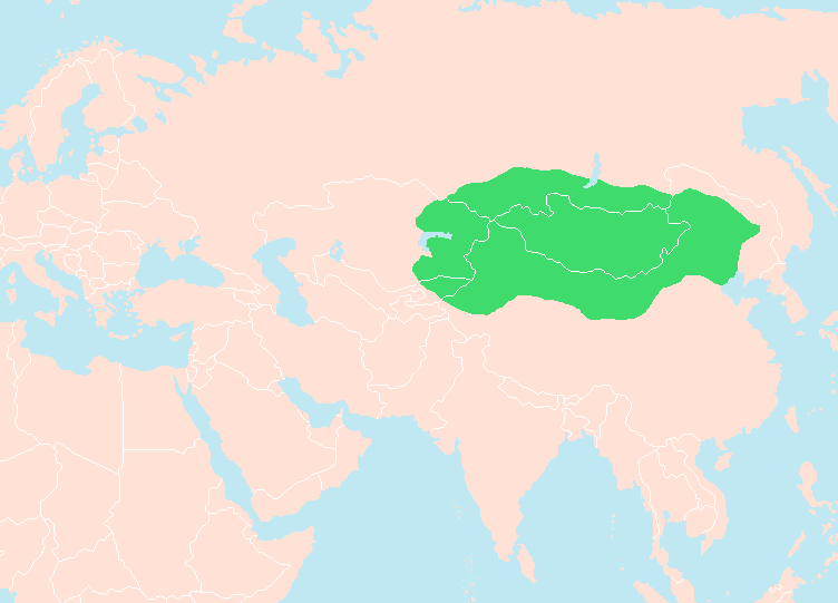 BC 205년의 흉노 강역 /위키피디아