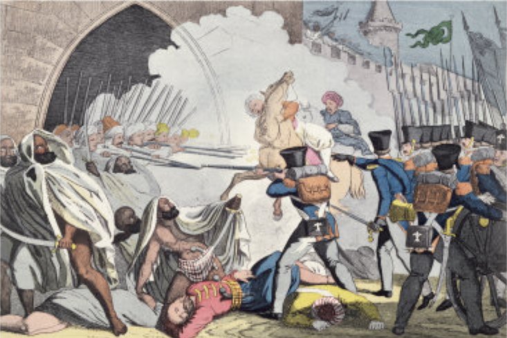 1830년 프랑스군의 알제 성문 전투 /위키피디아