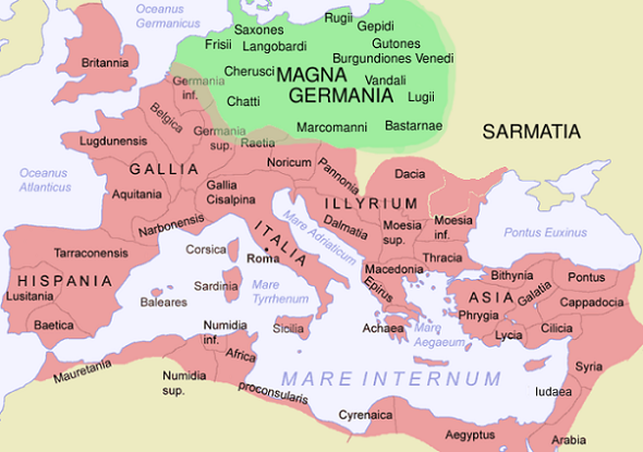 로마와 게르마니아 /위키피디아