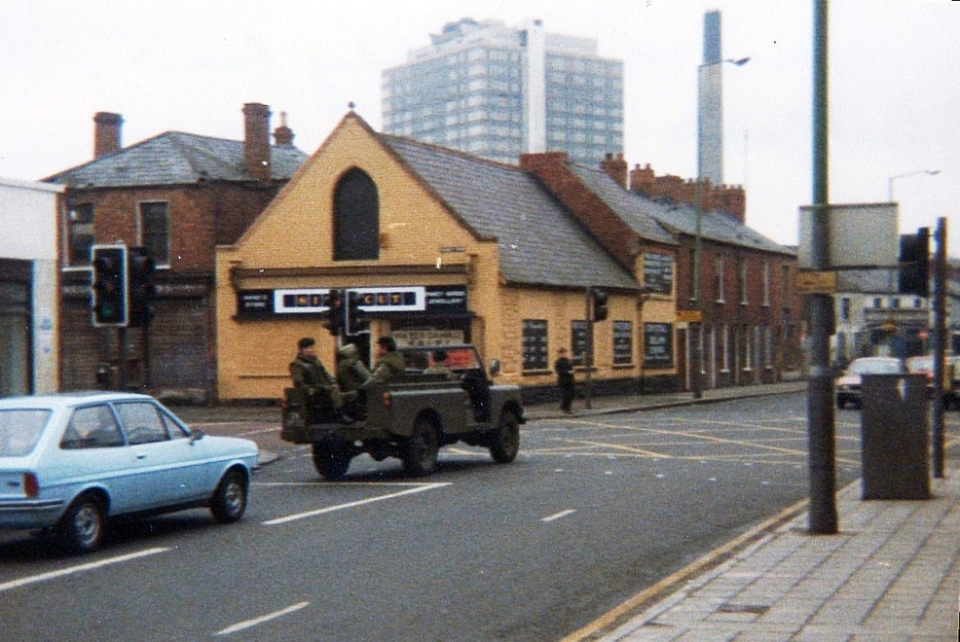 1981년 벨파스트의 영국군 /위키피디아