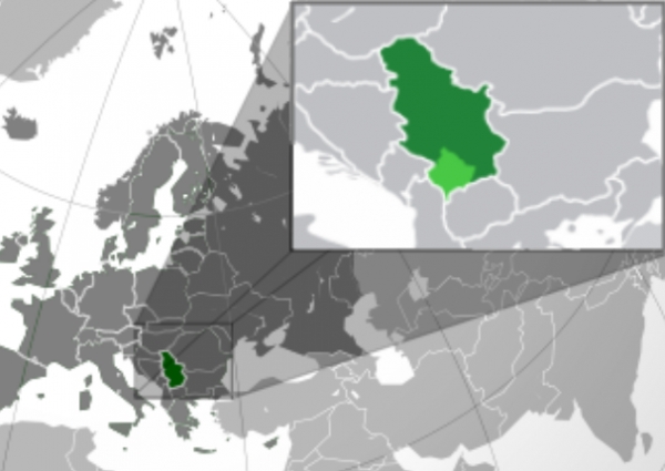 세르비아 위치 /위키피디아