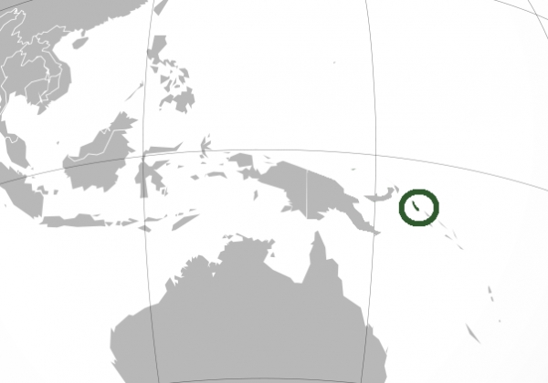 부건빌 섬의 위치 /위키피디아