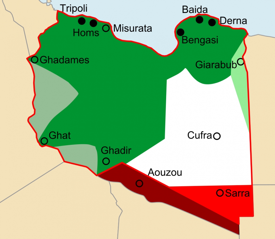 이탈리아의 리비아 영토 확장 /위키피디아