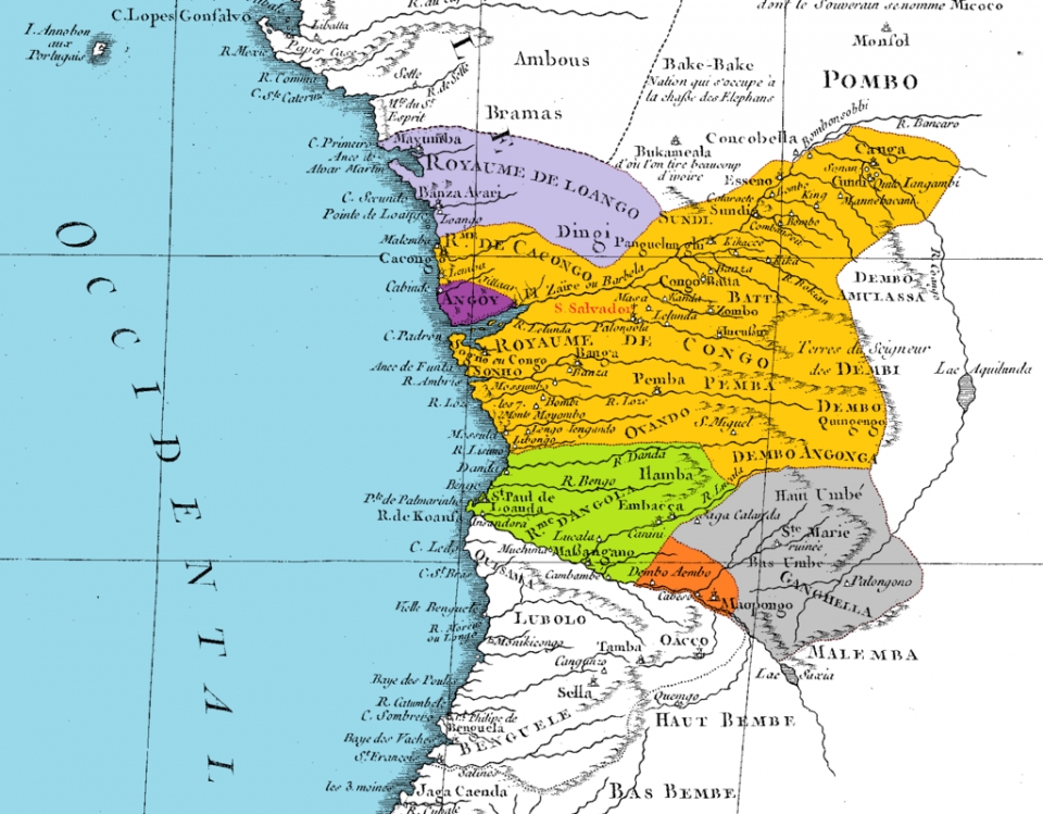 1770년대 콩고왕국 영토 /위키피디아