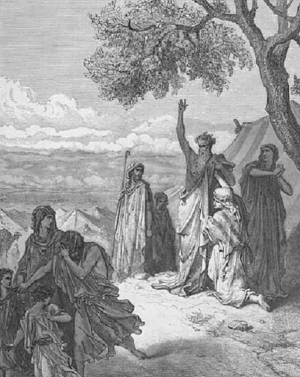 함을 비난하는 노아(Gustave Doré, 19C) /위키피디아