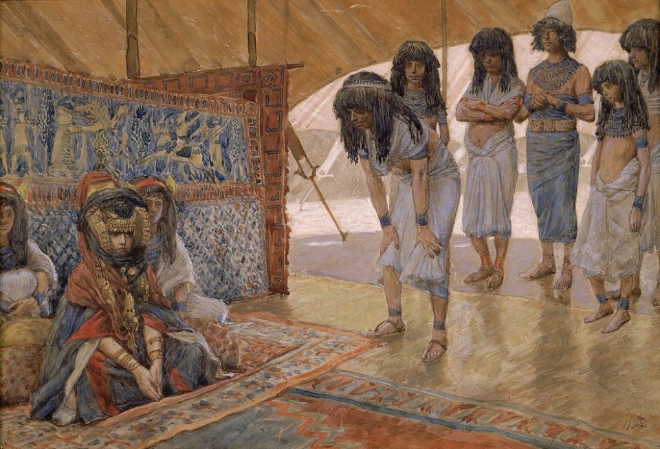이집트 파라오가 아브라함의 아내 사라를 자신의 궁에 데려간 모습 /위키피디아