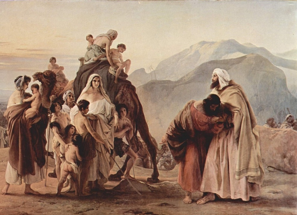 에서와 야곱의 화해 (Francesco Hayez, 1844) /위키피디아