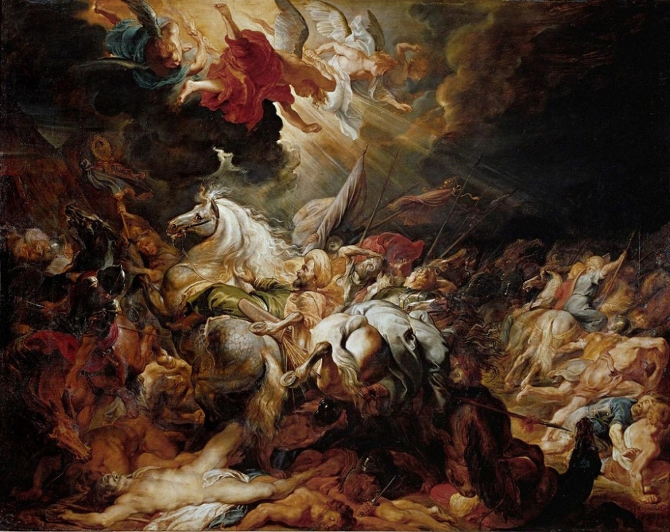 천사가 앗시리아의 산헤립 군대를 물리치고 있다. (Peter Paul Rubens, 17세기) /위키피디아
