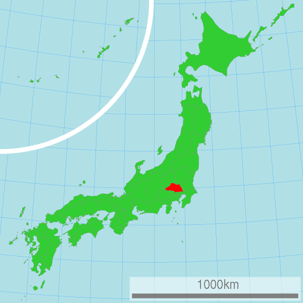사이타마현의 위치 /위키피디아