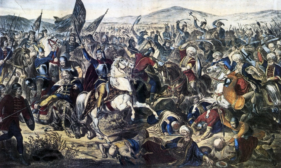 1389년 코소보 전투 그림(Adam Stefanović) /위키피디아