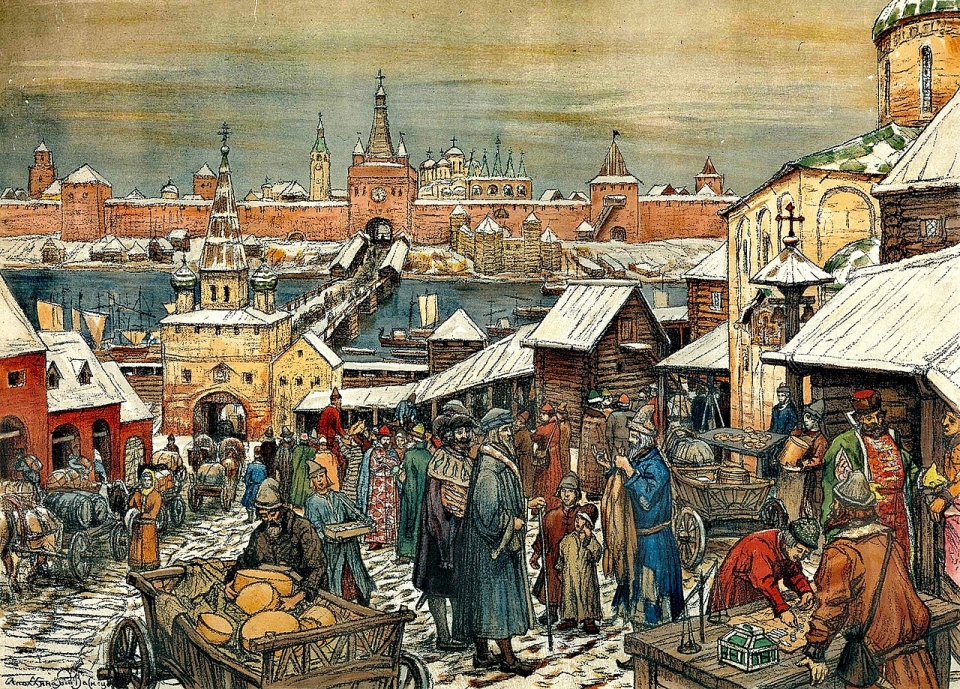 노브고로드의 시장 /위키피디아