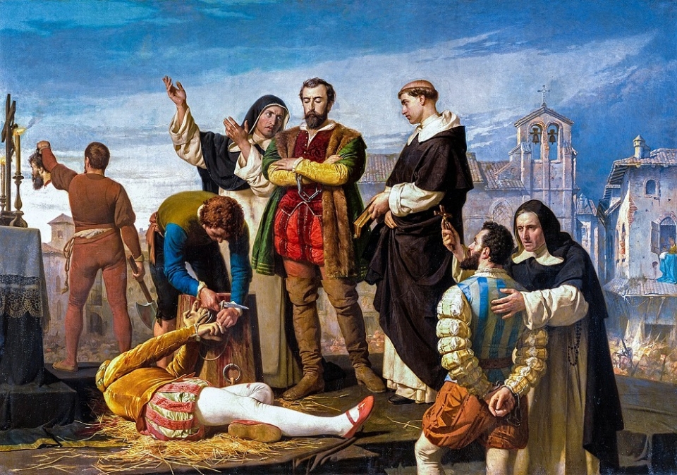 1520년 스페인에서 코무네로스 반란 주모자들을 체포하고 있다. /위키피디아