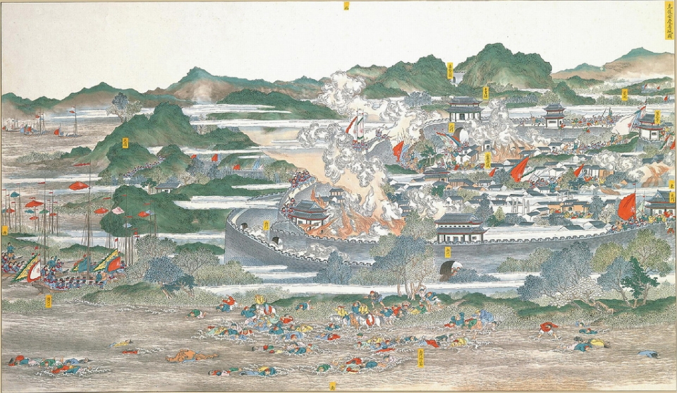 태평천국의 난 그림(1860년 安慶전투) /위키피디아