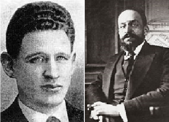 그레고리 보이틴스키(왼쪽)와 아돌프 요페(오른쪽) /위키피디아