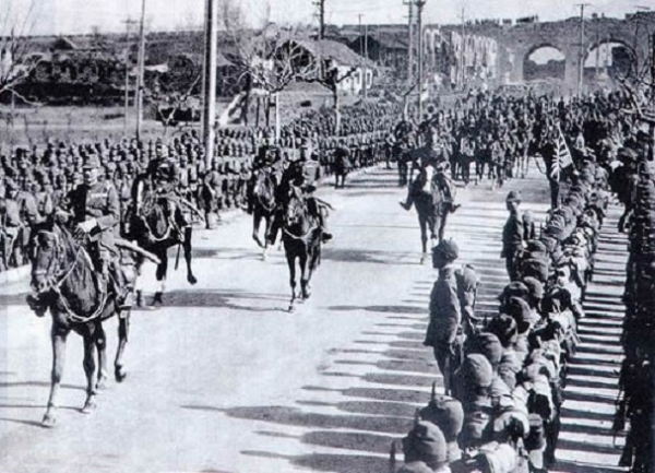 1937년 12월 13일 일본군의 난징 진입 /위키피디아