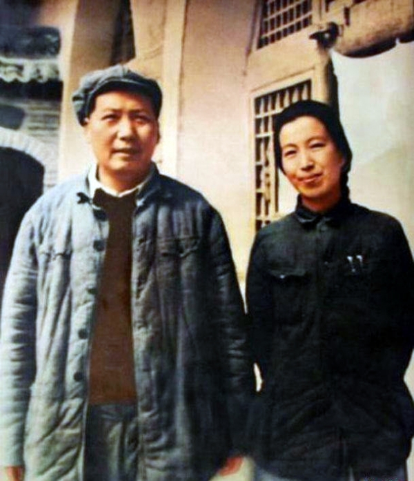 마오쩌둥과 장칭 /위키피디아