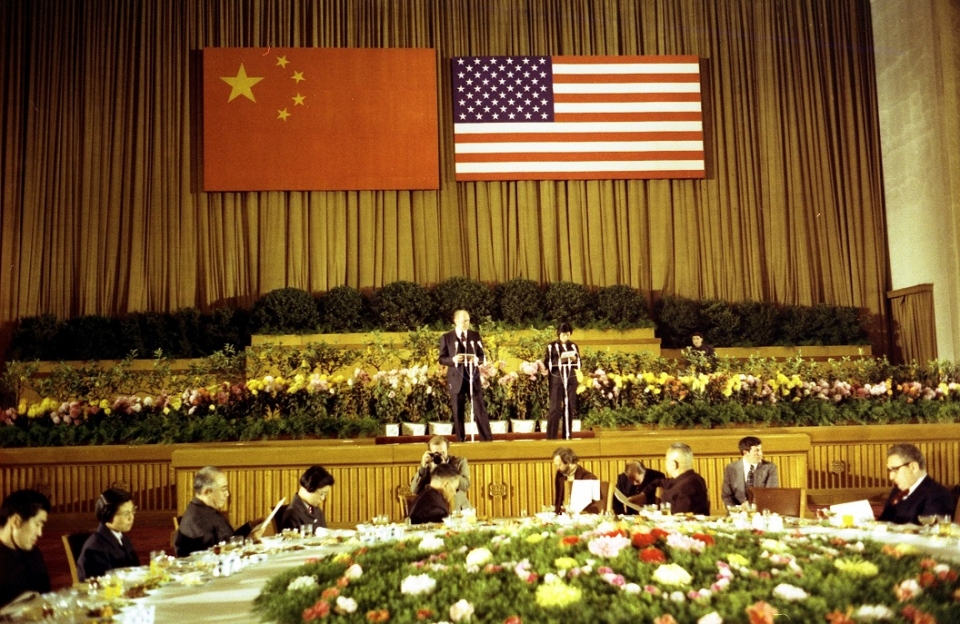1975년 12월 제럴드 포드 대통령의 방중 /위키피디아