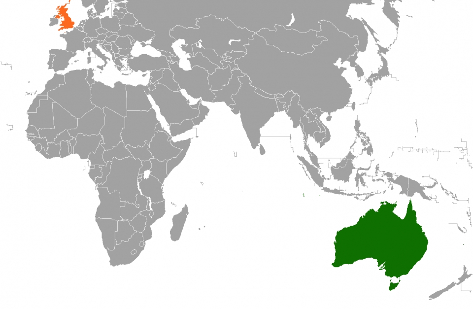 영국과 호주 /위키피디아
