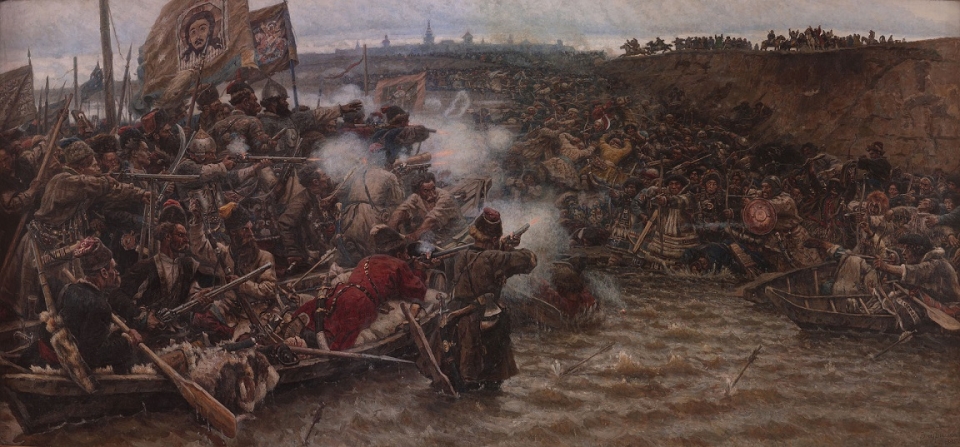 예르마크와 시비르칸국의 전투 /위키피디아