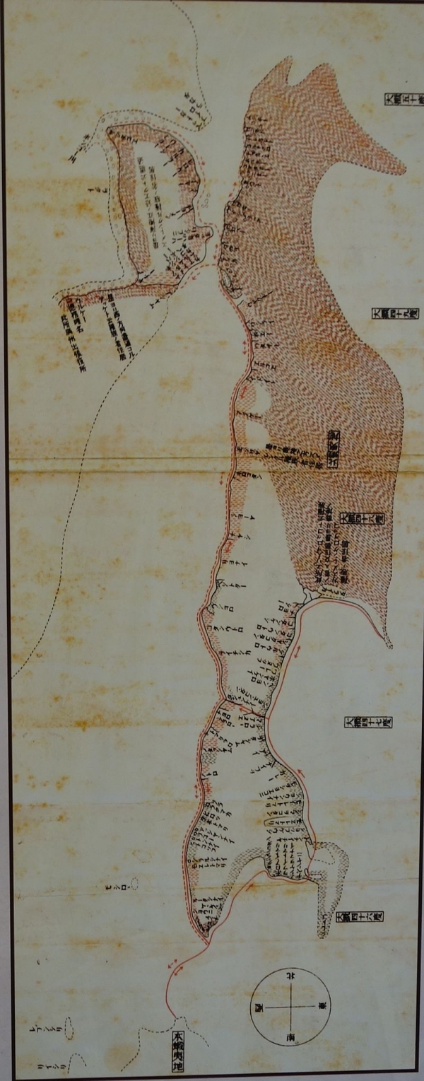 일본인 마미야 린조가 1810년에 그린 사할린섬 지도 /위키피디아