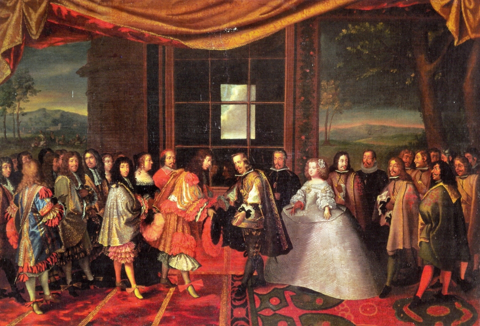 1659년 피레네 조약 체결 그림 /위키피디아