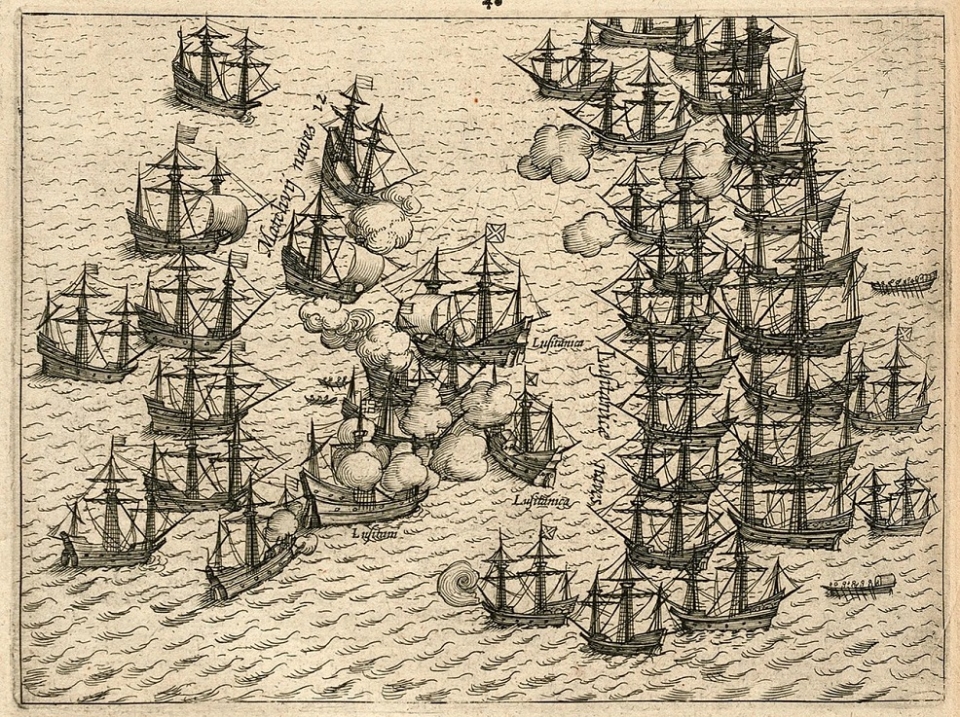 1606년 네덜란드 동인도회사의 말라카 포격전 /위키피디아