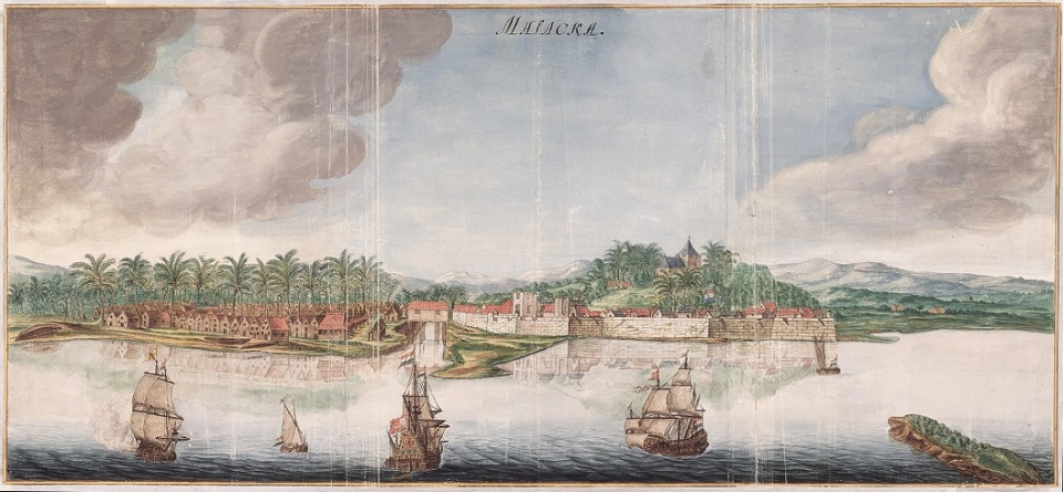 1665년 네덜란드령 말라카 /위키피디아