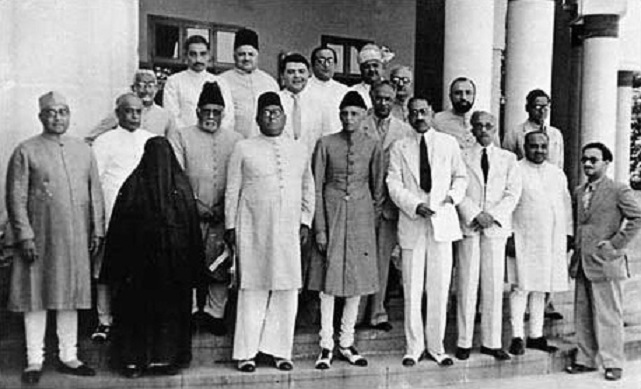 1940년 3월 라호르 선언에 참여한 무슬림 연맹 지도자들 /위키피디아