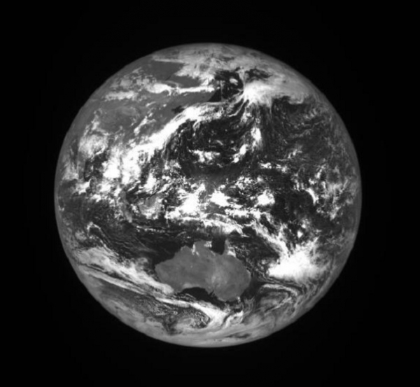 다누리가 찍은 지구 모습(9월 15일) /자료=과기부