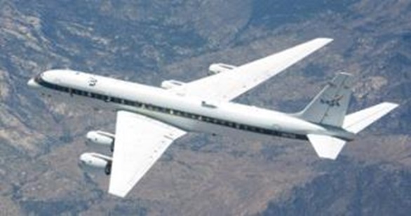 대기질 관측 항공기 Douglas DC-8 /자료=환경부