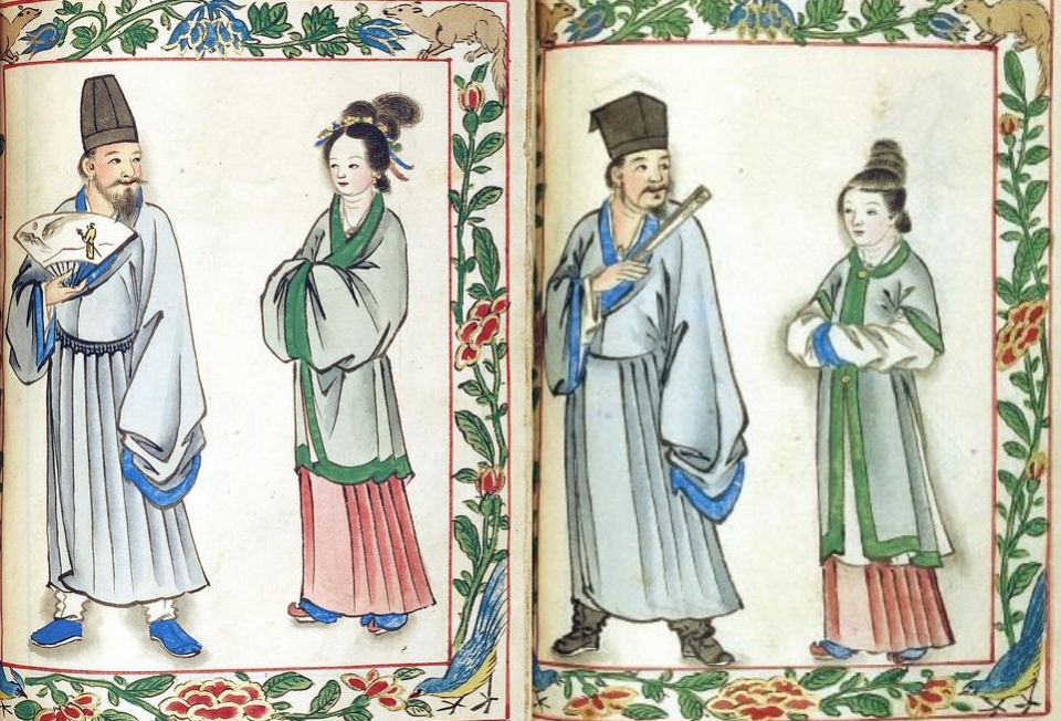 필리핀의 중국인(16세기말 그림) /위키피디아